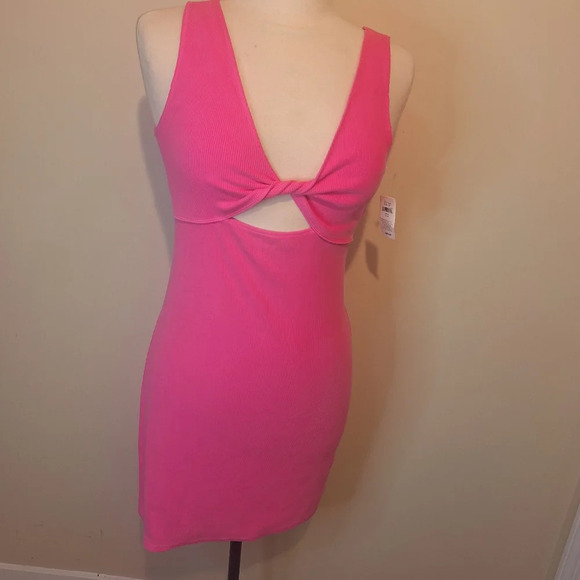 Aerie ribbed cut out  reversible mini dress SZ S 9 - Picture 1 of 13